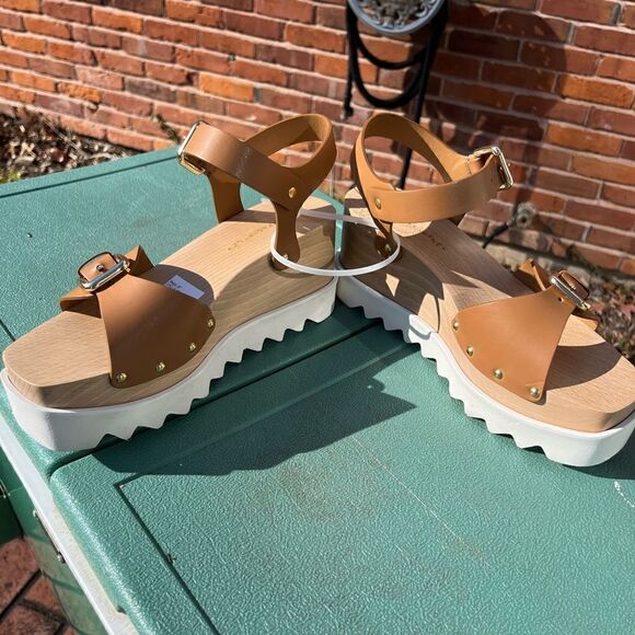 Stella McCartney Elyse Wedge Platform Sandals NWT - Picture 9 of 11